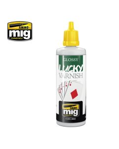 Mig Akrylmaling, ammo-by-mig-jimenez-2052-glossy-lucky-varnish-60-ml, MIG2053