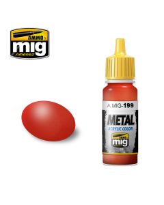 Mig Akrylmaling, ammo-by-mig-jimenez-0188-red-metallic-metal-acrylics-17-ml, MIG0188