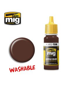 Mig Akrylmaling, ammo-by-mig-jimenez-0108-washable-mud-washable-paint, MIG0108