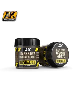 AK Interaktive, ak-interactive-8032-dark-and-dry-crackle-effects-diorama-series-100-ml, AKI8032