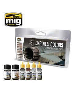 Mig, Jet Engines Colors And Weathering Set, MIG7445