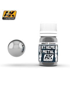 AK Interaktive, ak-interactive-ak-477-xtreme-metal-chrome-30-ml, AKI477