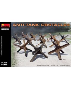 Plastbyggesett, miniart-35579-anti-tank-.obstacles-scale-1-35, MIA35579