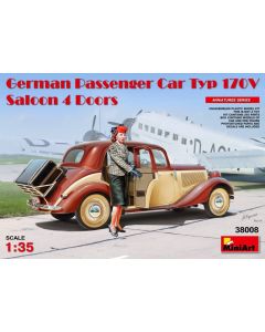 Plastbyggesett, miniart-38008-german-passenger-car-typ-170-v-saloon-car-4-doors-mercedes-benz-scale-1-35, MIA38008