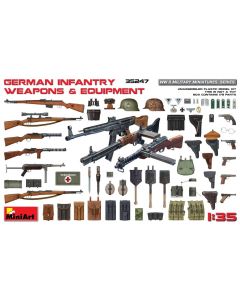 Plastbyggesett, miniart-35247-german-infantry-weapons-and-equipment-scale-1-35, MIA35247