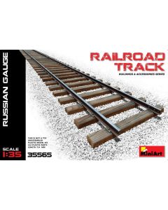 Plastbyggesett, miniart-35565-railroad-track-russian-gauge-scale-1-35, MIA35565