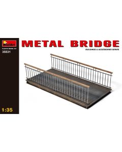 Plastbyggesett, miniart-35531-metal-bridge-scale-1-35, MIA35531