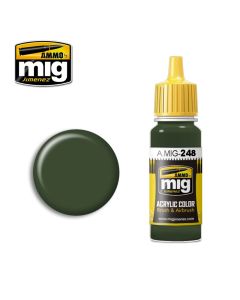 Mig Akrylmaling, ammo-by-mig-jimenez-0248-rlm-80-olivgrun-acrylic-paint-17-ml, MIG0248