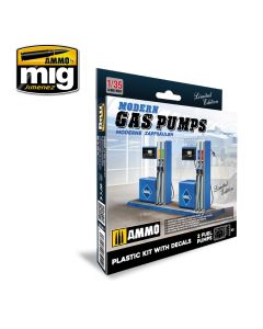 Plastbyggesett, ammo-by-mig-jimenez-8501-modern-gas-pumps-limited-edition--plastic-kit-scale-1-35, MIG8501