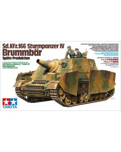 Plastbyggesett, tamiya-35353-sd.kfz.166.sturmpanzer-iv-brummbar-scale-1-35, TAM35353
