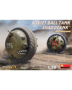 Plastbyggesett, miniart-40001-soviet-ball-tank-sharotank-scale-1-35, MIA40001