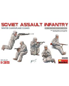 Plastbyggesett, miniart-35226-soviet-assault-infantry-scale-1-35, MIA35226