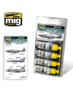 Mig Akrylmaling, ammo-by-mig-jimenez-7216-bare-metal-aircraft-colors, MIG7216
