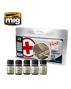 Mig, ammo-by-mig-jimenez-7448-first-aid-basic-pigments, MIG7448