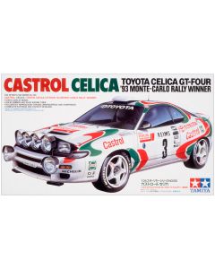 Plastbyggesett, tamiya-24125-toyota-celica-1993-monte-carlo-rally-winner-castrol-scale-1-24, TAM24125