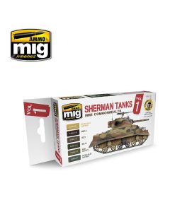 Mig Akrylmaling, Sherman Tanks WWII Vol 1, Commonwelth, MIG7169