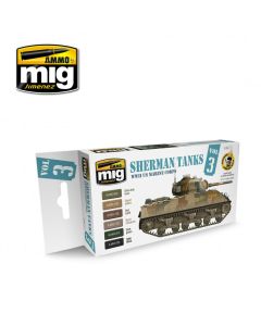 Mig Akrylmaling, Sherman Tanks WWII Vol 3, US Marines, MIG7171