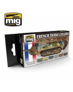 Mig Akrylmaling, French Tanks Colors 1914-1940, MIG7110