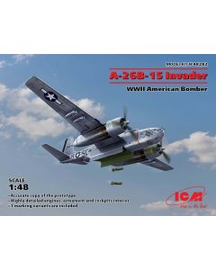 Plastbyggesett, icm-48282-a-26b-15-invader-ww2-american-bomber-scale-1-48, ICM48282