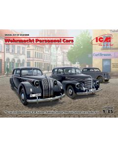 Plastbyggesett, icm-ds3504-wehrmacht-personell-cars-scale-1-35, ICMDS3504