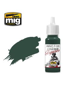 Mig Akrylmaling, ammo-by-mig-jimenez-f-506-medium-russian-green-fs-34092-acrylic-figure-miniature-paint-17-ml, MIGF506