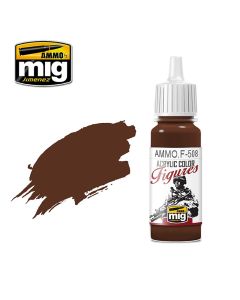 Mig Akrylmaling, ammo-by-mig-jimenez-f-508-brown-base-fs-30108-acrylic-figure-miniature-paint-17-ml, MIGF508