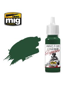 Mig Akrylmaling, ammo-by-mig-jimenez-f-509-uniform-green-base-fs-34128-acrylic-figure-miniature-paint-17-ml, MIGF509