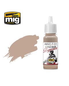 Mig Akrylmaling, ammo-by-mig-jimenez-f-511-light-sand-fs-33727-acrylic-figure-miniature-paint-17-ml, MIGF511