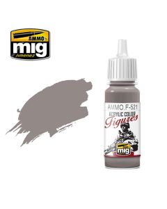 Mig Akrylmaling, ammo-by-mig-jimenez-f-521-grey-light-brown-acrylic-figure-miniature-paint-17-ml, MIGF521