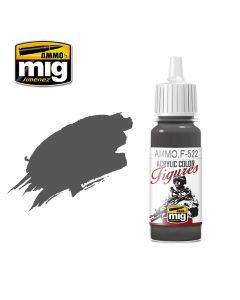 Mig Akrylmaling, ammo-by-mig-jimenez-f-522-slate-grey-acrylic-figure-miniature-paint-17-ml, MIGF522