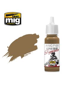 Mig Akrylmaling, ammo-by-mig-jimenez-f-531-light-brown-acrylic-figure-miniature-paint-17-ml, MIGF531