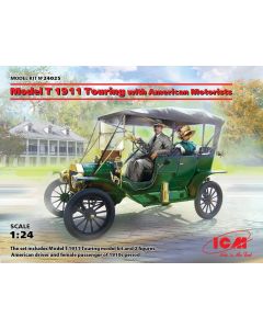 Plastbyggesett, icm-24025-model-t-1911-touring-with-american-motorists-scale-1-24, ICM24025