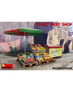 Plastbyggesett, miniart-35612-street-fruit-shop-scale-1-35, MIA35612