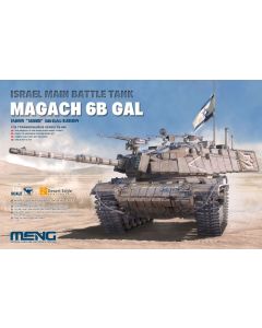 Plastbyggesett, meng-ts-044-magach-6b-gal-israel-main-battle-tank-scale-1-35, MNGTS044
