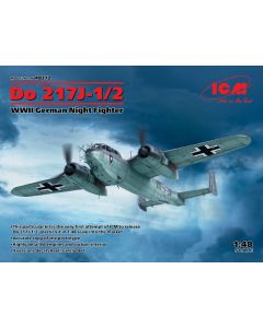 Plastbyggesett, icm-48272-dornier-217j-1-2-ww2-german-night-fighter-scale-1-48, ICM48272