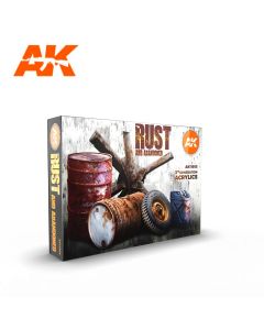 AK Interaktive, ak-interactive-ak11605-rust-and-abandoned-set-with-6-paints-17-ml-third-generation-acrylics, 11605