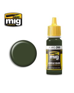 Mig Akrylmaling, IJA Kawasaki Green, Acrylic Paint (17 ml), MIG0260