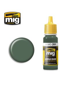 Mig Akrylmaling, IJA Nakajima Green, Acrylic Paint (17 ml), MIG0261