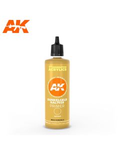 AK Interaktive, ak-interactive-ak11245-dunkelgelb-drab-ral7028-primer-100ml-third-generation-acrylics, 11245