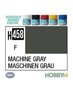 Mr. Hobby, mr-hobby-h-458-machine-gray-10-ml-aqueous-hobby-color, MRHH458