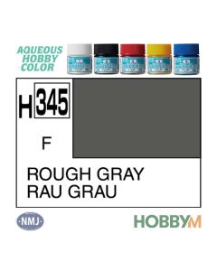 Mr. Hobby, mr-hobby-h-345-rough-gray-10-ml-aqueous-hobby-color, MRHH345