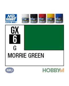 Mr. Hobby, mr-hobby-gx-6-morrie-green-mr-color-gx-18-ml, MRHGX006