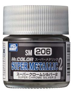 Mr. Hobby, mr-hobby-sm-206-super-chrome-silver-2-mr-color-super-metallic-colors-2-10-ml, MRHSM206