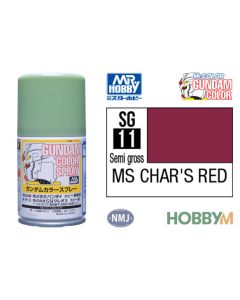 Mr. Hobby, mr-hobby-sg-11-ms-chars-red-100-ml-gundam-color-spray, MRHSG11