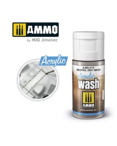 Mig Akrylmaling, ammo-by-mig-jimenez-071-neutral-grey-wash-acrylic-wash-15-ml, MIG0710