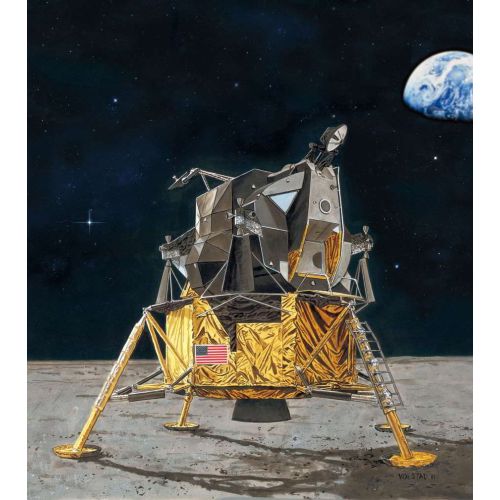 Plastbyggesett, revell-03701-apollo-11-lunar-module-eagle-scale-1-48, REV03701