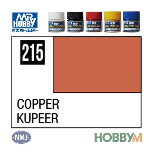 Mr. Hobby, mr-hobby-mc-215-copper-mr-metal-color-10-ml, MRHMC215